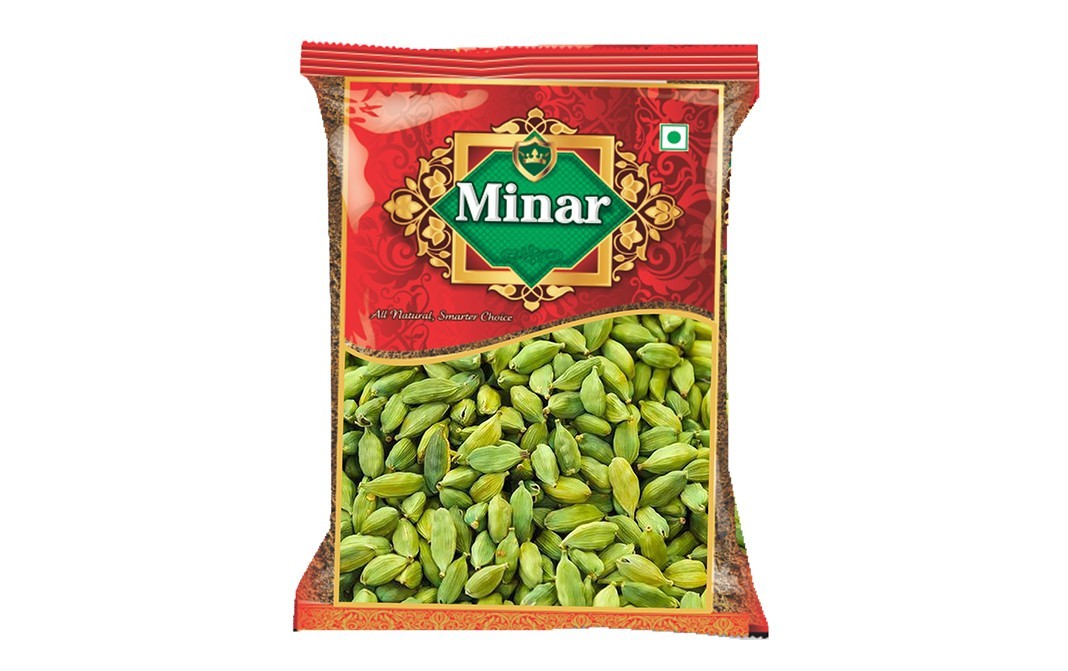 Minar Green Cardamom    Pack  100 grams